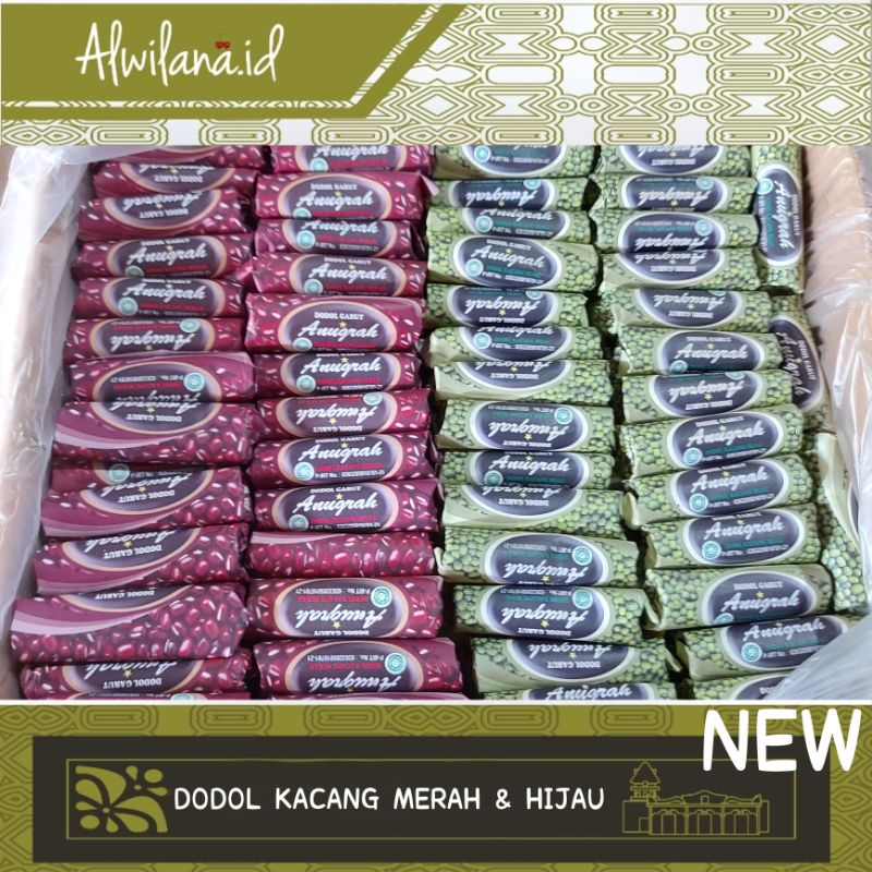 [1 KG] DODOL GARUT KACANG MERAH &amp; HTAM &amp; HIJAU