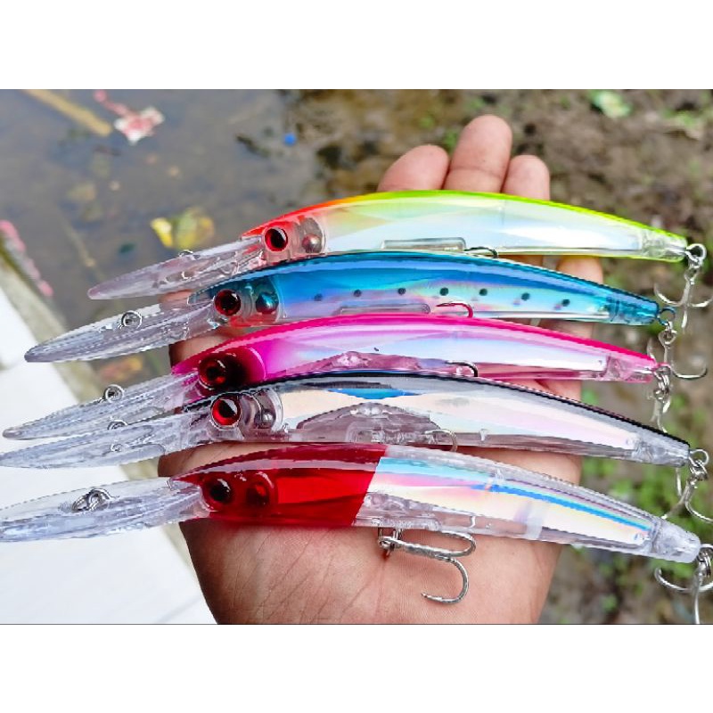 Minnow trolling model yo-zuri crystal minnow