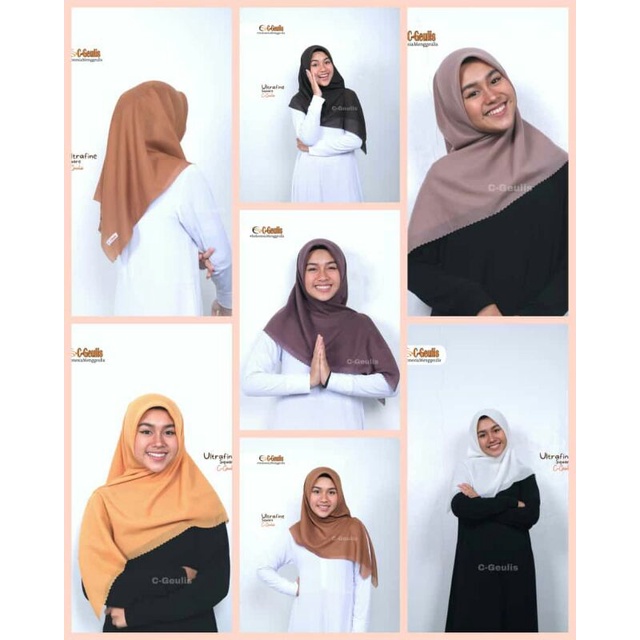 ULTRAFINE SQUARE by C-GEULIS / HIJAB SEGIEMPAT