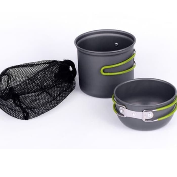 Cooking Set DS 101 Alat Masak Camping Panci Penggorengan Ultralight Portable