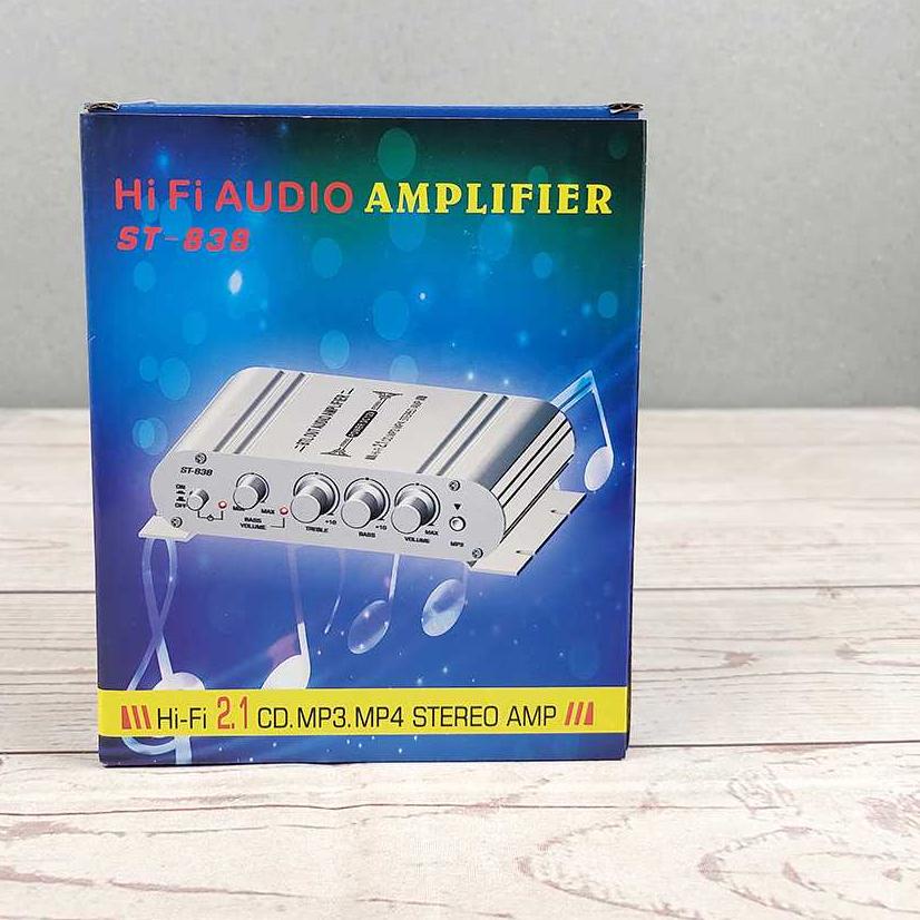 NEW  9.9 Stereo Amplifier Treble Bass Booster / Amplifier Subwoofer Rakitan Karaoke Mini / Amplifier