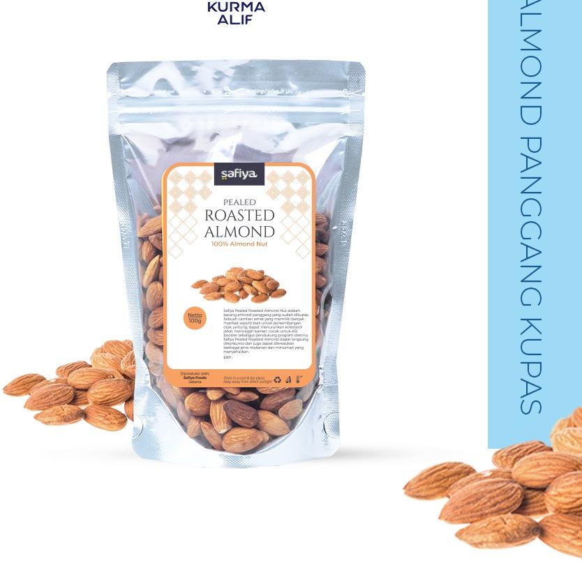 

READY ✅Kacang Almond Kupas Roasted 250 gr | Kacang Almond Panggang 100% ORIGINAL|KD2