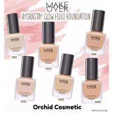 MAKE OVER HYDRASTAY GLOW FLUID FOUNDATION 35ml || alas bedak MAKE OVER