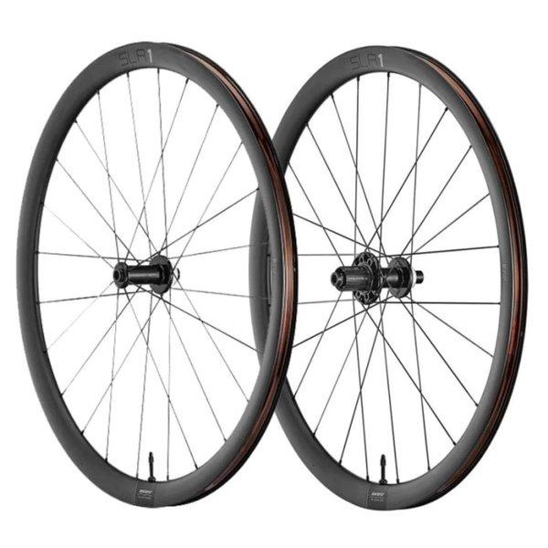 Wheelset Sepeda Balap Carbon Bundling Giant Slr 1 42 Disc Front &amp; Rear Shimano Kondisi Bekas