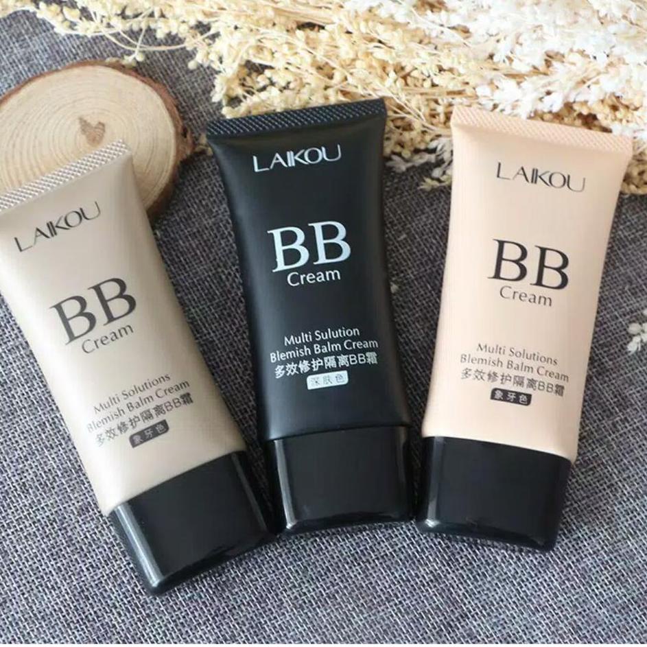 Dapatkan Sekarang--LAIKOU BB Cream Pelembab Wajah Multi Solutions Blemish Balm Cream
