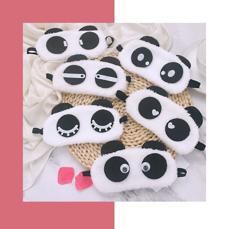 PENUTUP MATA TIDUR KARAKTER PANDA / SLEEPING EYE PANDA LUCU