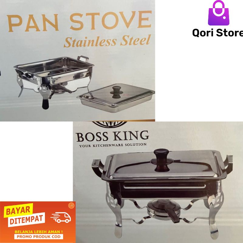 Qori Store - Prasmanan Stainless Boss King / Prasmanan Stainless Full Set / Prasmanan Boss King Full