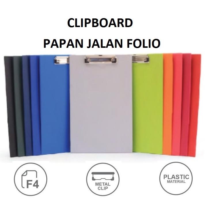 

PRODUK- BANTEX CLIPBOARD PAPAN JALAN SIZE FOLIO F4 .