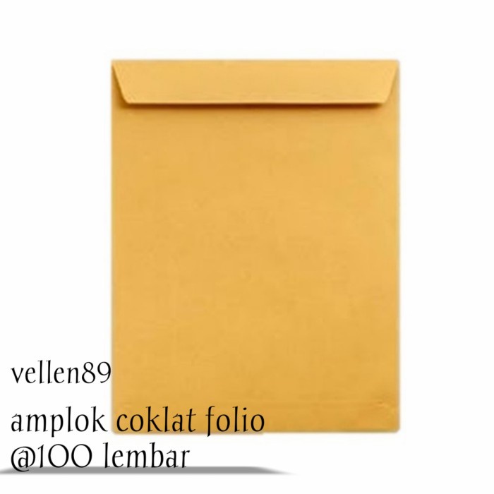 

Star Amplok Coklat Folio @100 Lembar Trendi