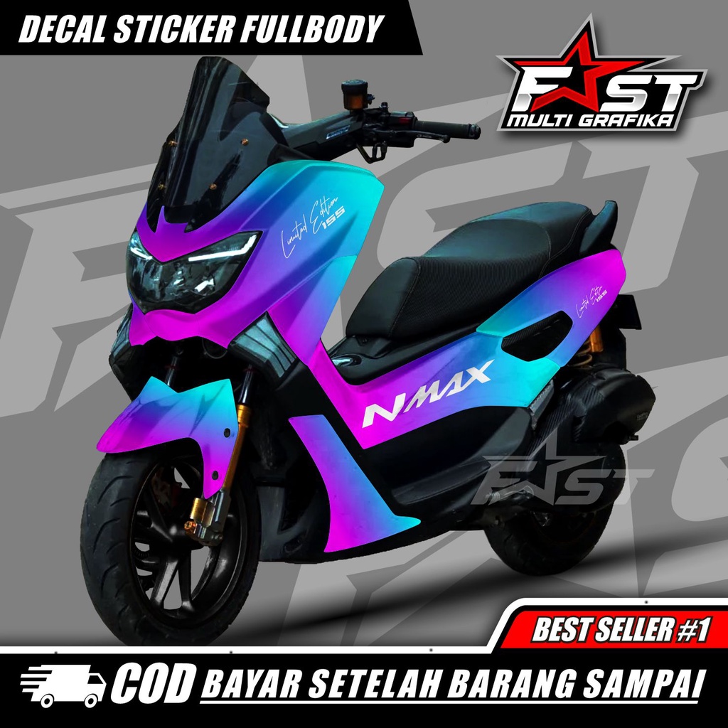 Decal stiker nmax old stiker nmax full body bunglon decal nmax old full body sticker variasi motor n
