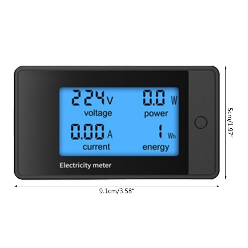 Zzz Voltmeter Ammeter Digital Dengan Layar LCD