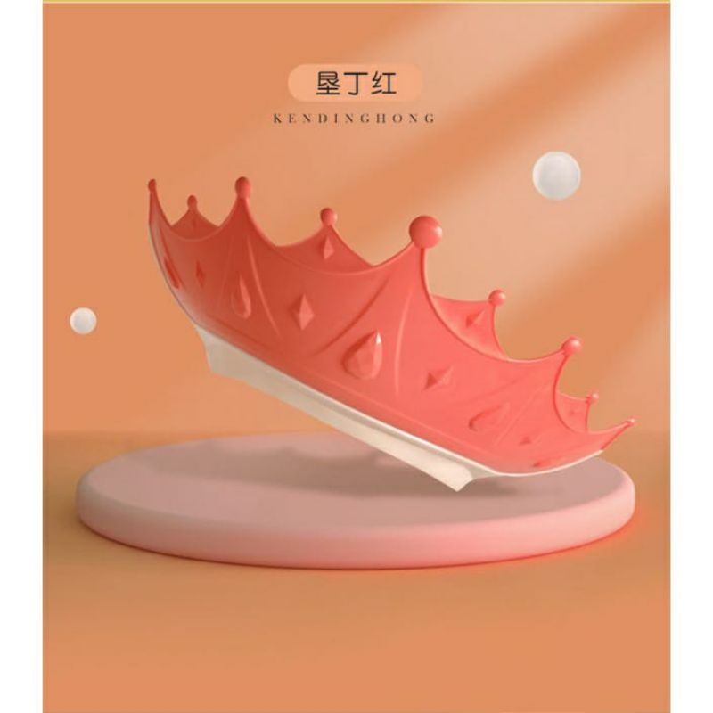 PREMIUM BABY SHOWER CAP - TOPI MANDI KERAMAS ANAK BAYI KUALITAS PREMIUMTOPI KERAMAS BAYI &amp; ANAK MODEL KANCING / SHOWER CAP BABY AND KIDS / BABY SHOWER HAT TOPI MANDI ANAK Keramas Bayi Anak Crown Baby Shower Cap Topi Mandi Balita Mahkota Pelindung Mata Kep