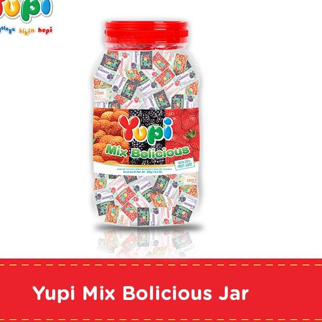 

Belanja Murmer--Yupi Mix Bolicious Jar 300 Gr