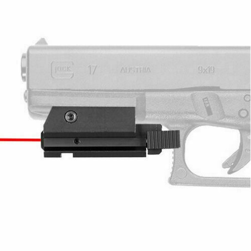 Tactical Red Dot Infrared Hunting Laser Sight Gun Mount Airsoft Rifle Pistol 20mm - LS15 - Red