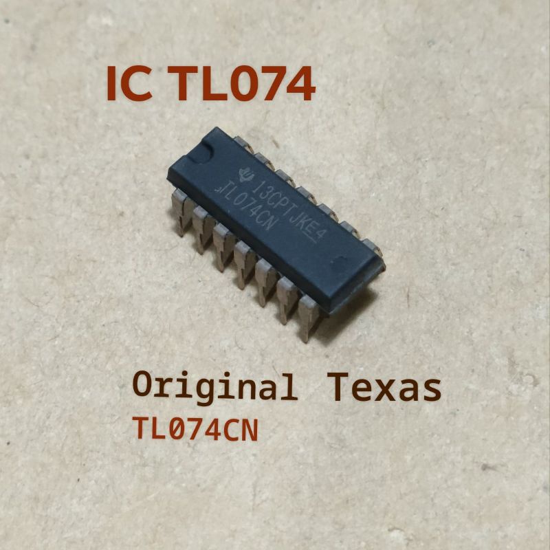 IC TL074 / TL074CN Original Texas DIP 14pin TL 074 / TL 074 CN