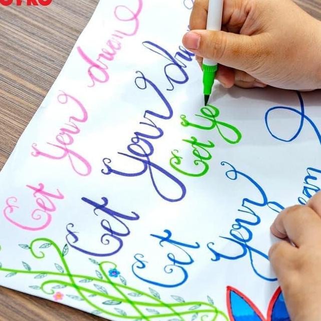 

Baru - Color Brush Pen / Marker CLP-06 JOYKO 12 Warna ..
