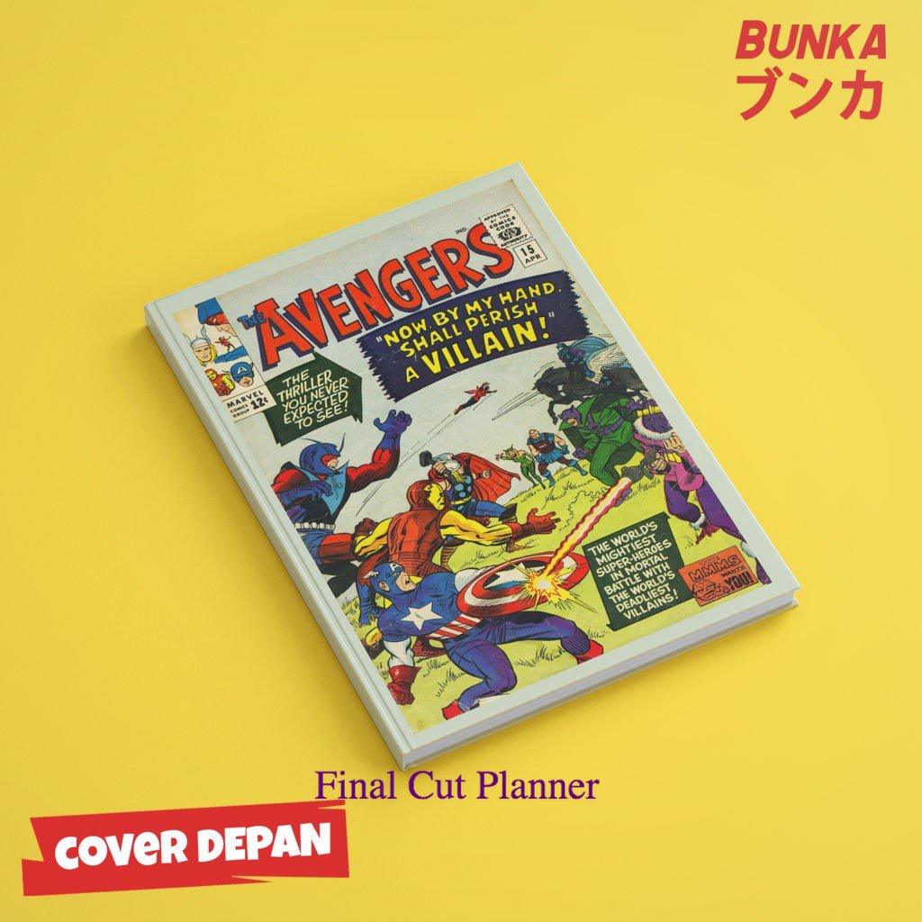 

Notebook Marvel Avengers Klasik Cover 07 Hardcover A5 Buku Tulis Catatan Note Agenda Planner .