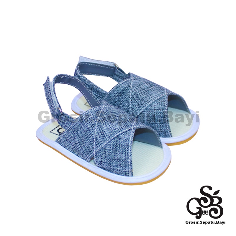sepatu bayi sandal bayi sendal bayi laki laki perempuan prewalker bayi  umur 2 - 12 bulan model casual S06 polos ringan  fleksibel &amp; Anti Slip