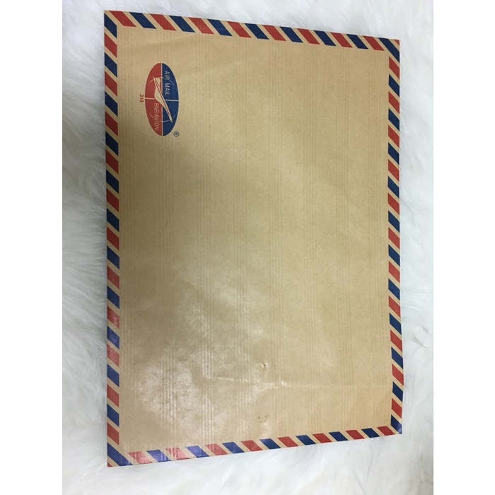 

Dijual Amplop Tali Airmail 310 Folio (Isi 50) Limited