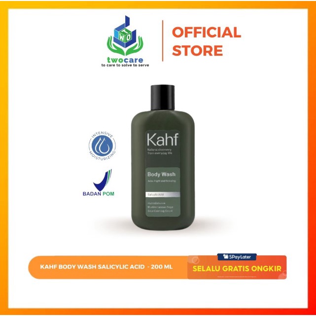 Kahf Acne Fight and Relaxing Body Wash 200 ml - Sabun Mandi Pria