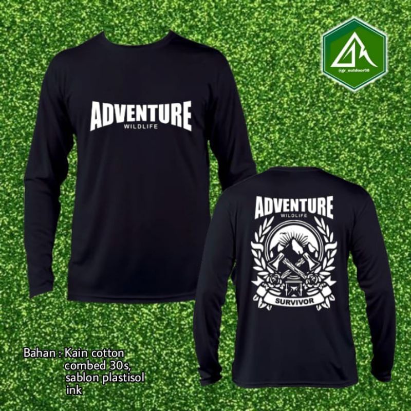 kaos gunung distro panjang kaos keping kaos pendaki kaos petualang gunung lawu rinjani merbabu prau