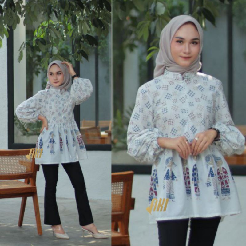 BAJU ATASAN BATIK WANITA MODERN