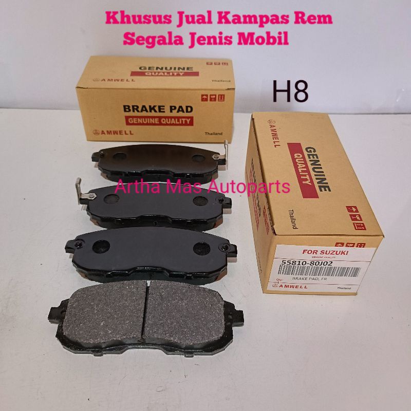 KAMPAS REM DEPAN SX4 XOVER X-OVER BRAKE PAD SX4 XOVER