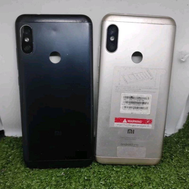 Original Backdoor - Mi A2 Lite / Redmi 6 Pro - Back Cover - Kesing - Tutup Belakang - Ori Copotan / 