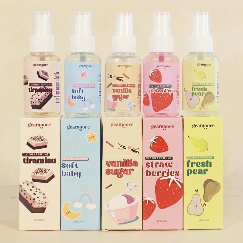 GEAMOORE CLOTHES PARFUM SPRAY BODYMIST WANITA 50ML