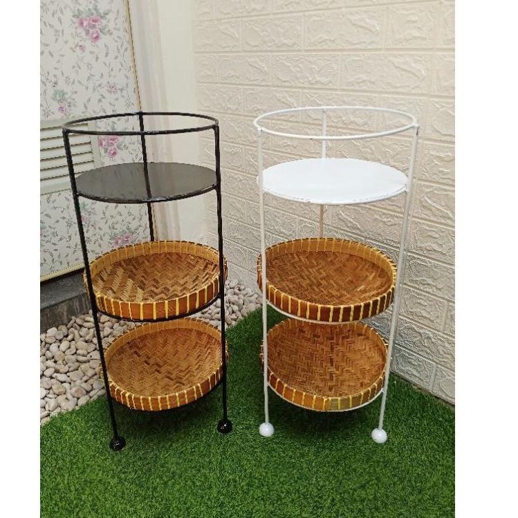 Stok Terbaru Rak Bawang Susun 2 dan Susun 3 dengan Tempat Bumbu Dapur serta Tempat Minya Gorengan Te