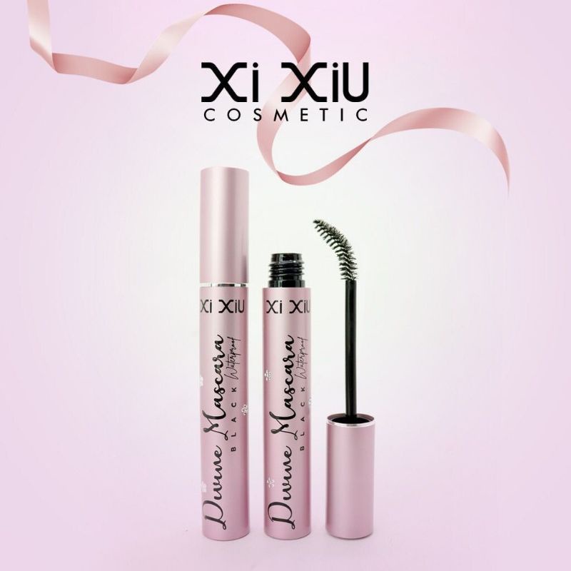 Xi Xiu Lovely | Black | Pink Mascara Divine Waterproof Volumizing