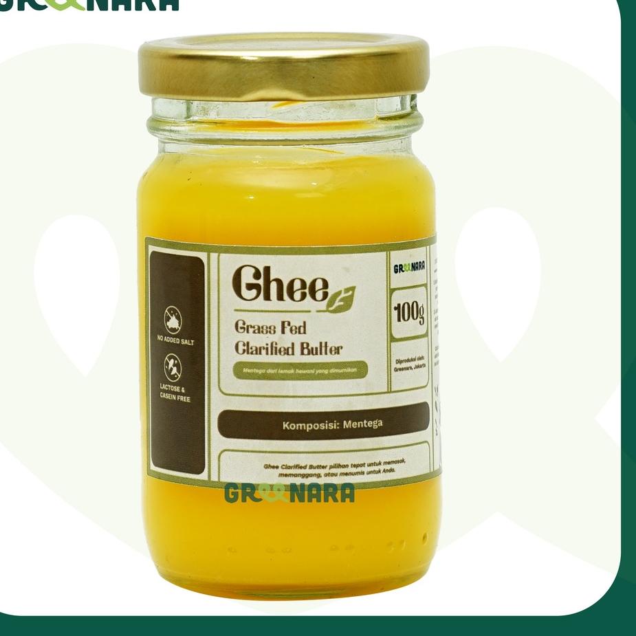 

IDk9K4w--Greenara Ghee 100gr Grass Fed Clarified Butter Original /Mentega