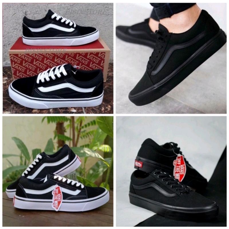 Sepatu vanss cacing old school / Sepatu anak sekolah / Sepatu sekolah / Sepatu hitam / Sepatu anak anak / Sepatu anak sekolah