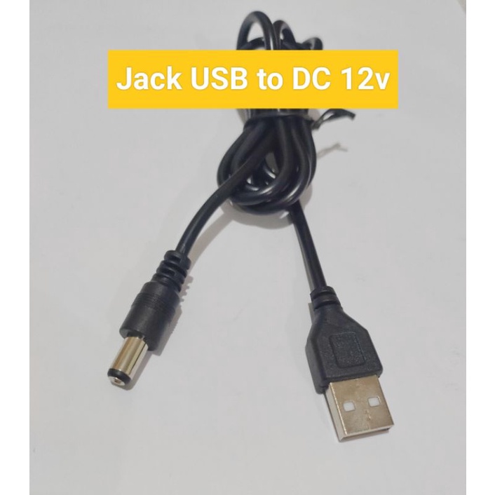 Jack Converter USB to DC 12v