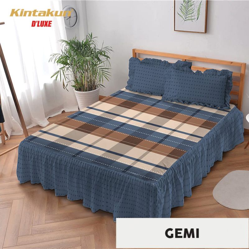Sprei KINTAKUN RUMBAI King 180x200x35Cm GEMI