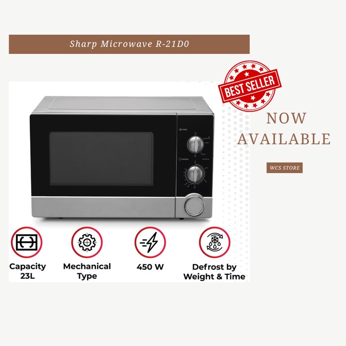 Microwave Microwave Sharp R-21D0 Sharp Microwave 23Liter R21D0