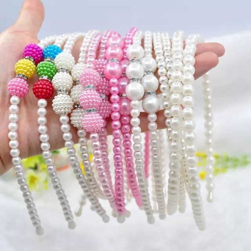 bando korea pearl / bandana korea / bando korea mutiara