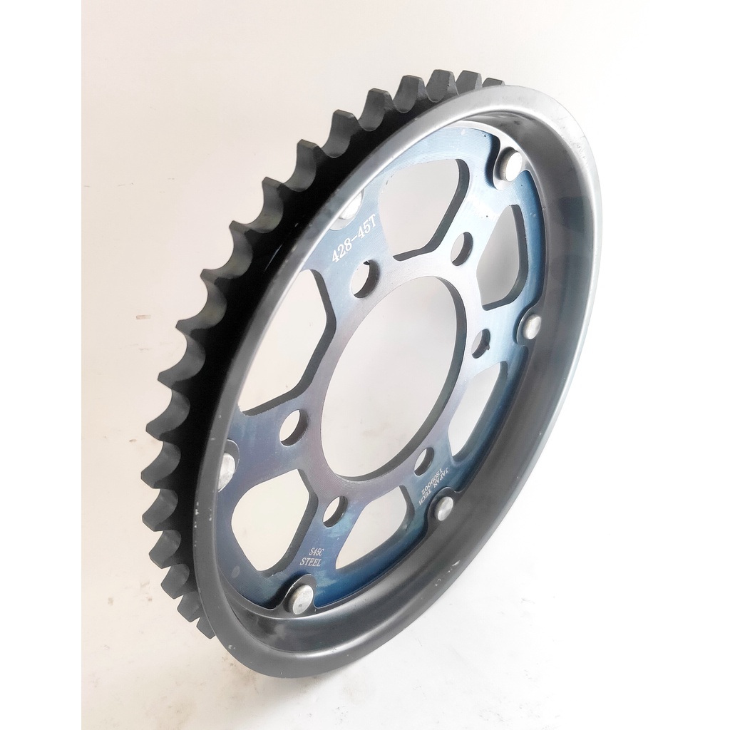 Gear Set/Paket Titanium CB150R CBR150 LED 15T/45T 428H-128L (FUJISHIN)