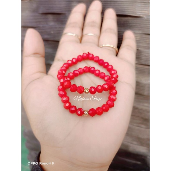 Gelang baby Ceko liontin emas 0,1gram