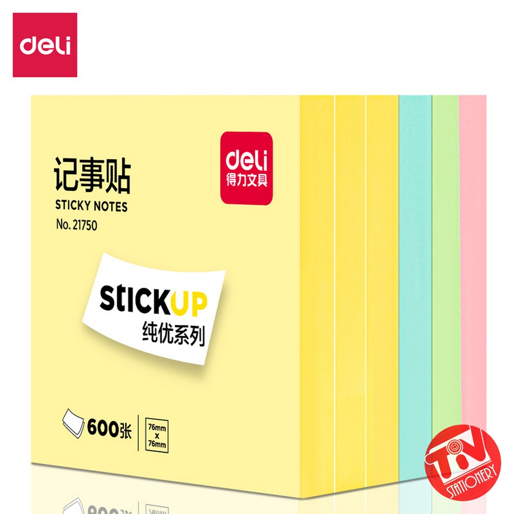 

Sticky Notes Deli Pastel 76x76 mm | 600 sheets