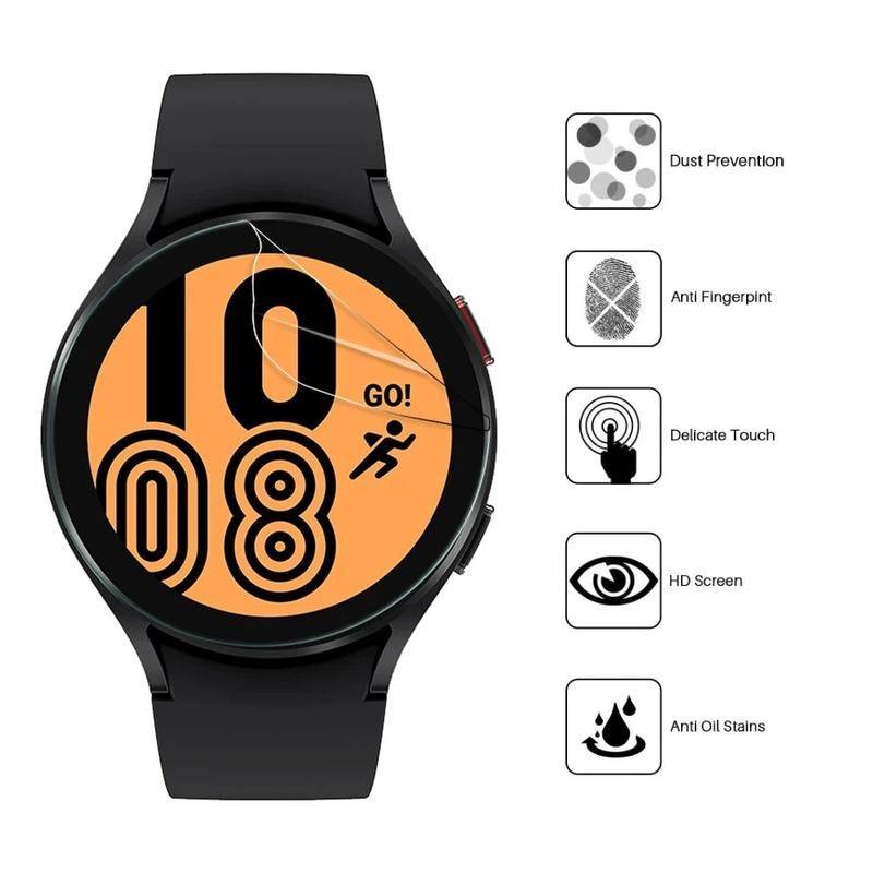 Film Hydrogel Pelindung Layar Bahan TPU Tipis 40mm 44mm Untuk Samsung Galaxy Watch 5 44mm 40mm Active2