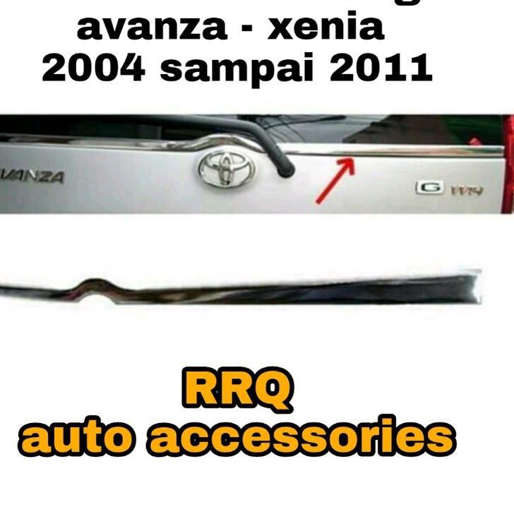 NGB.22Oc22ᴷ– lis kaca belakang avanza xenia crome tahun avanza xenia  2004 2005 2006 2007 2008 2009 