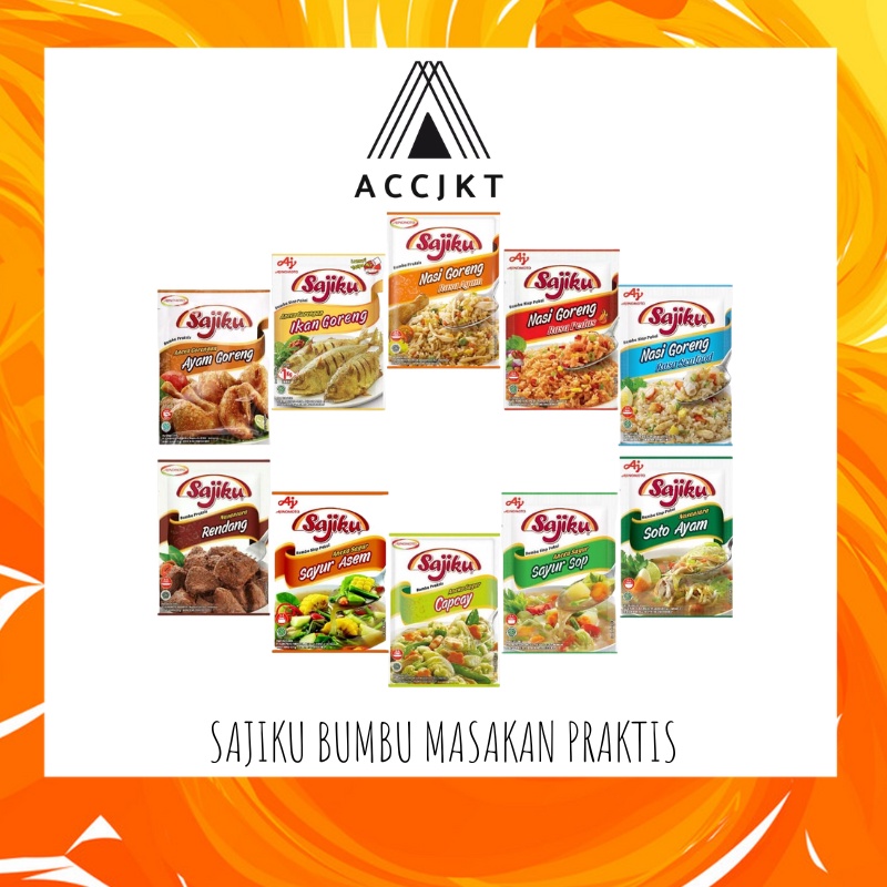 

PENYEDAP MASAKAN BUMBU PRAKTIS Sajiku (1 Pcs) ACCJKT