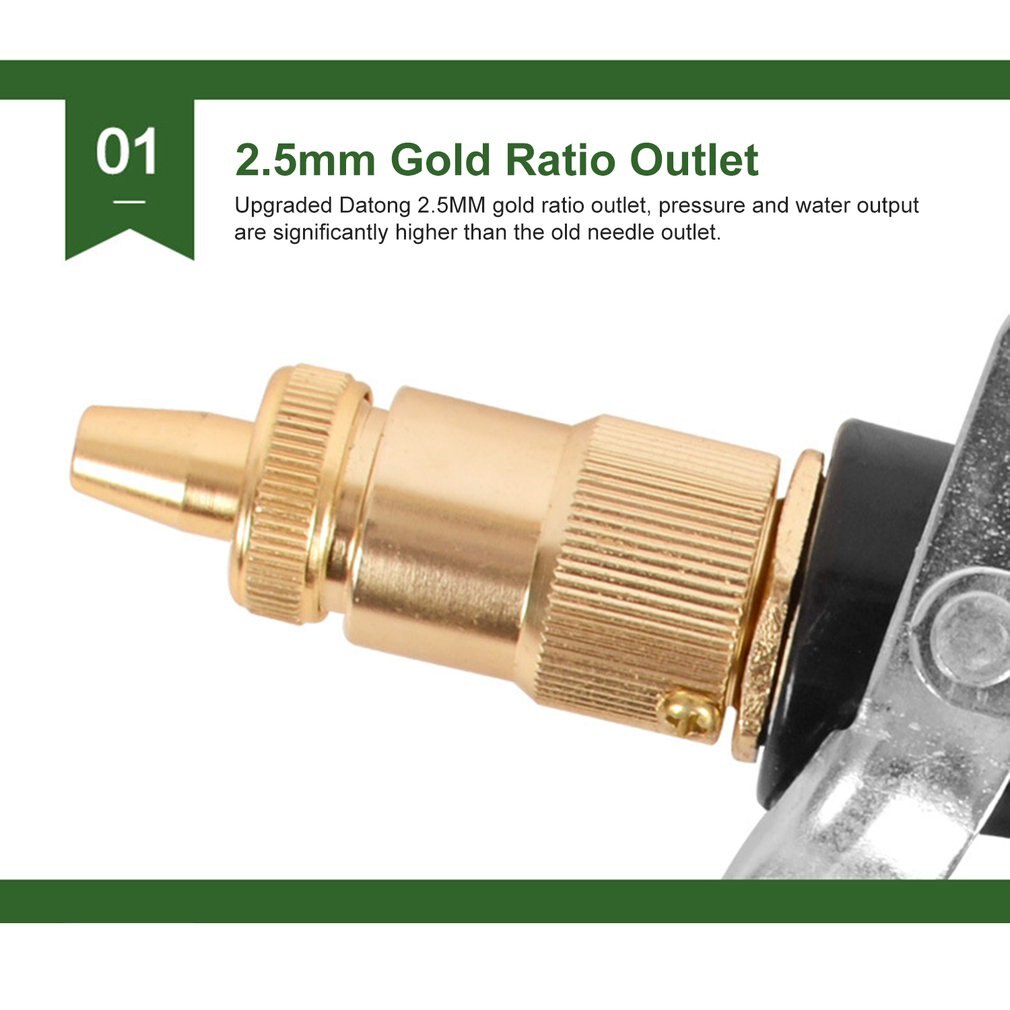 PAGODA Semprotan Air Steam Cuci Mobil Copper Plating Water Gun - GYQ7 - Black