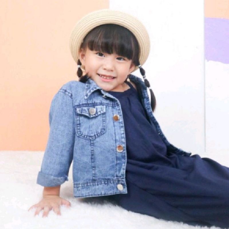 OUTER/KEMEJA JEANS JAKET DENIM ANAK MURAH BAGUS LEMBUT BRANDED