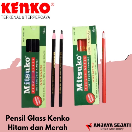 

Pensil Glass Kenko | Pensil Kaca | Pensil Mitsuko | Perlusin (12pcs)