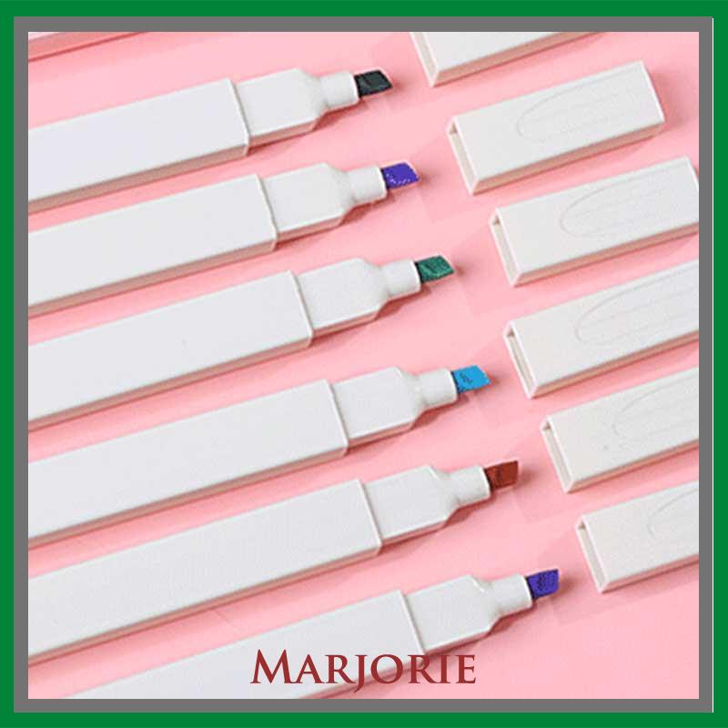 COD multicolor pena stabilo siswa 6PCS/set Stabilo / highlighter pastel 6 colors warna-MJD