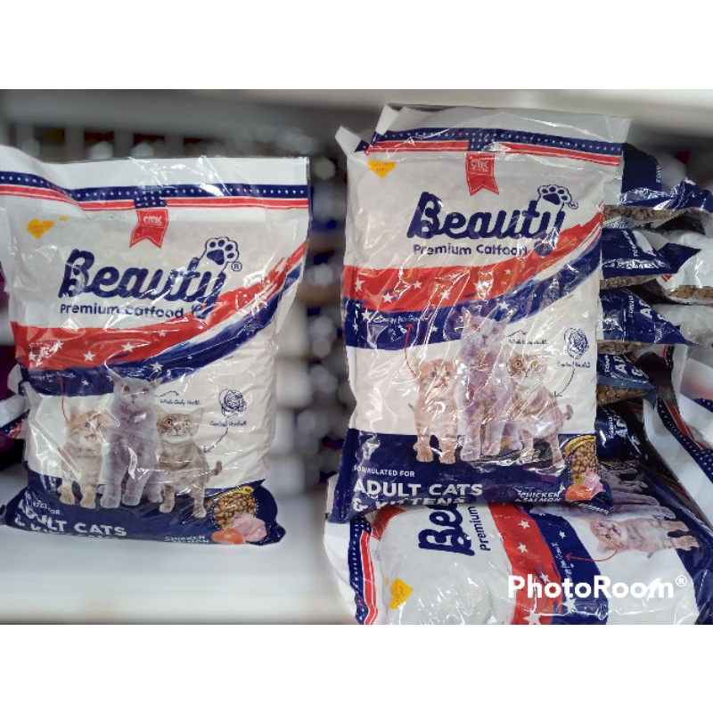 makanan kucing beauty paket 10kg cat food adult kitten exspedisi