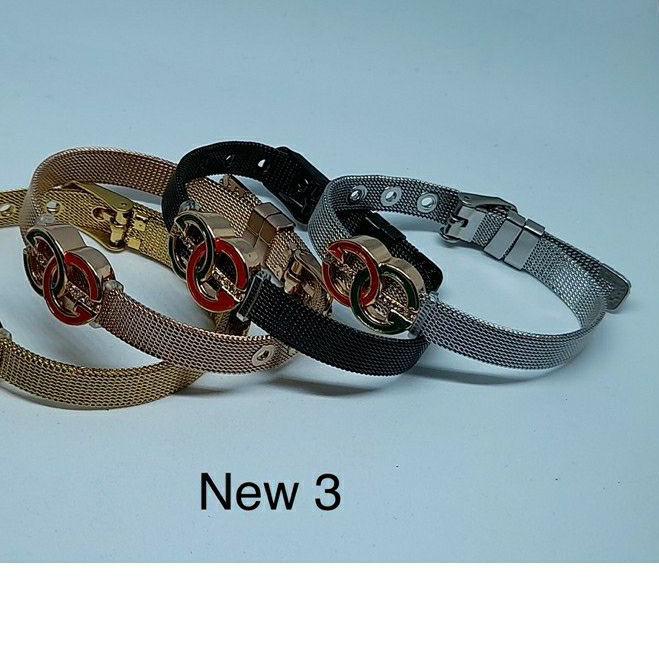 COD✔️Gelang Titanium Quality  Premium Liontin mainan Emas Gelang Sabuk|SQ2