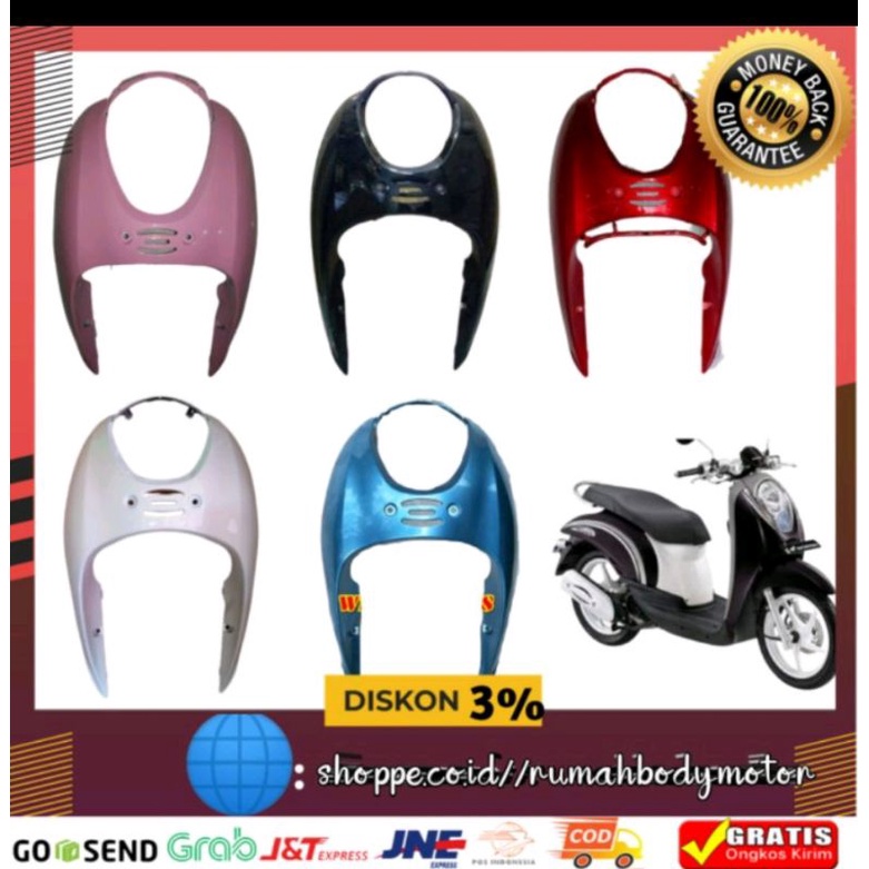 Tameng depan scoopy karbu